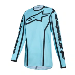 Camisa Alpinestars Stella Fluid Apex Verde Agua Preto
