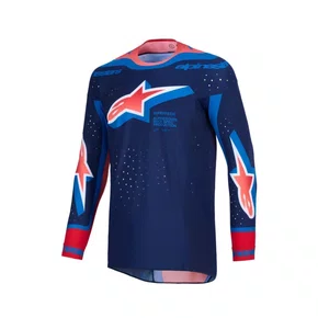 Camisa Alpinestars Supertech Vista Azul Marinho Vermelho