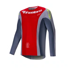 Camisa Alpinestars Techstar Melt Vermelho Cinza