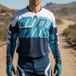 Camisa ASW Image Alpha 24 Manga Longa - Cinza/Acqua Trilha e MTB