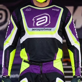 Camisa ASW  Image Cyber Preta Roxa Amarela Fluo