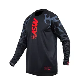 Camisa ASW Image Meta Infantil Preto Cinza Vermelho