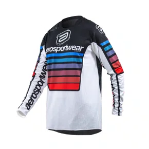 Camisa ASW Image Relay Preto Branco Roxo