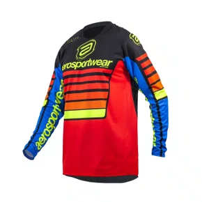 Camisa ASW Image Relay Vermelho Preto Azul