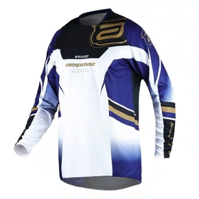 Camisa ASW  Image Sync Azul Marinho Branco Dourado