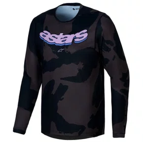 Camisa Ciclismo Alpinestars A Dura Hollow Camo ML Preto Camo