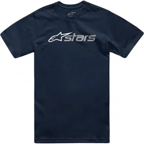 Camiseta Alpinestars Blaze 2.0 Azul Marinho Branco Cinza