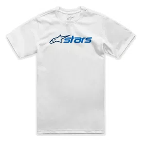 Camiseta Alpinestars Blaze 2.0 Branca Azul