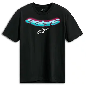 Camiseta Alpinestars Ellipsoid Preta manga curta casual básica