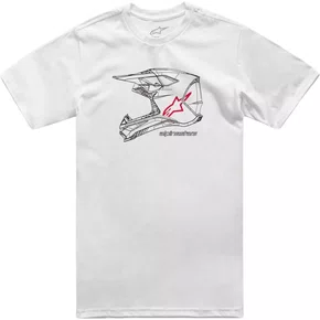Camiseta Alpinestars Mx Helmet Branco