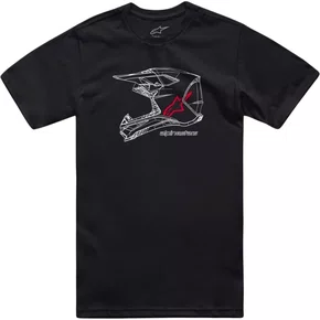 Camiseta Alpinestars Mx Helmet Preto