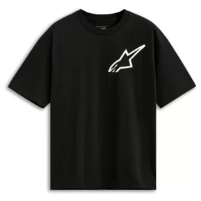 Camiseta Alpinestars One Oversized Preta casual manga curta