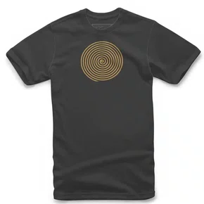 Camiseta Alpinestars Oscar Spiral Preto Mostarda