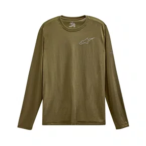 Camiseta Alpinestars Pursue Performance Manga Longa Verde