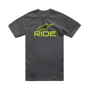 Camiseta Alpinestars Ride 4.0 Cinza Verde Preto