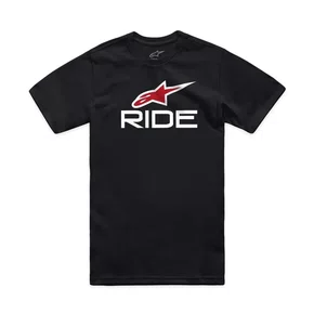 Camiseta Alpinestars Ride 4.0 Preto Branco Vermelho
