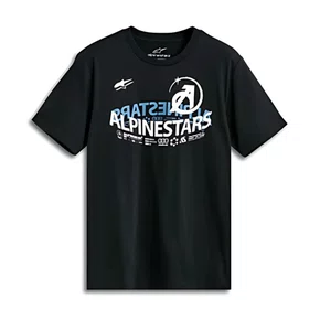 Camiseta Alpinestars Semicircle Preta