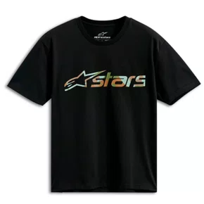 Camiseta Alpinestars Verdure Camo Preta manga curta casual