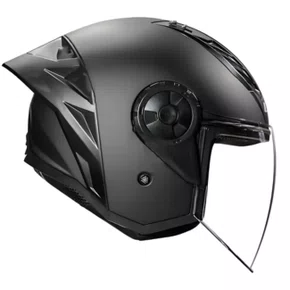 Capacete Aberto LS2 OF616 S Airflow 2 Monocolor Preto Fosco