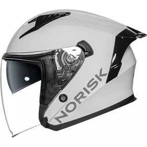 Capacete Aberto Norisk Downtown 2 Monocolor Branco