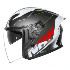 Capacete Aberto Norisk Downtown 2 Stage Titanium Branco