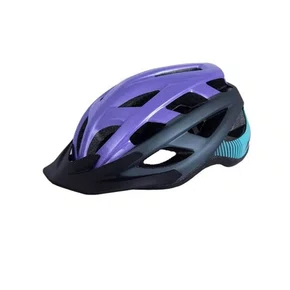 Capacete Bike Asw Fun Roxo Com Iluminação Segurança