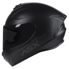 Capacete Fechado Asx Draken Solid Preto Fosco
