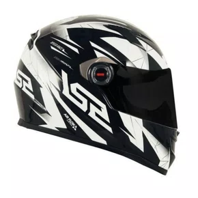 Capacete Fechado Ls2 Ff358 Draze Preto Branco