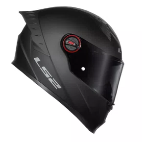 Capacete Fechado LS2 FF358 Pro Monocolor Preto Fosco