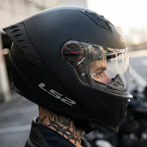Capacete Fechado LS2 FF358 Pro Monocolor Preto Fosco