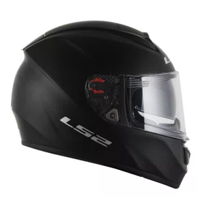 Capacete Fechado LS2 FF397 Vector Monocolor Preto Fosco