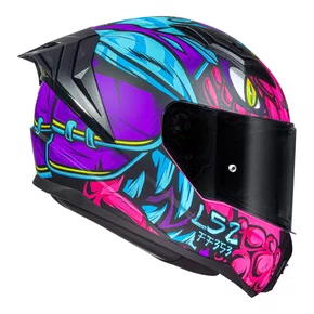 Capacete Fechado LS2 FF810 Vigo Drillox Roxo Fosco