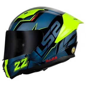 Capacete Fechado LS2 FF810 Vigo Limits Preto Azul