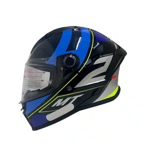 Capacete Fechado MT Stinger 2 Poun B6 Azul
