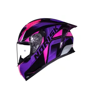 Capacete Fechado Norisk Flow Pulse Roxo