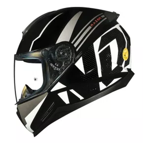 Capacete Fechado Norisk Razor Full Preto Branco