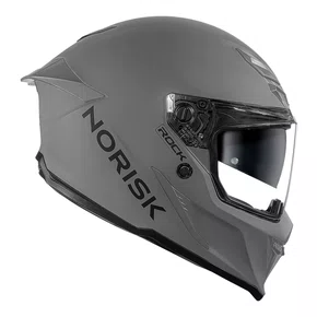 Capacete Fechado Norisk Rock Com Oculos Solar Monocolor Cinza Fosco