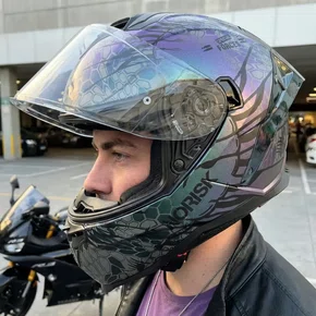 Capacete Fechado Norisk Strada 2 Cobra Purple