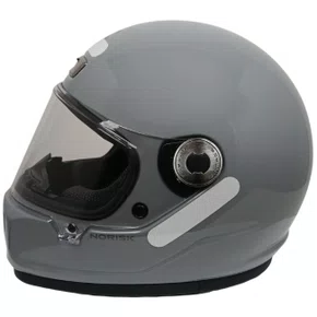 Capacete Fechado Norisk V8 Monocolor Nardo Cinza