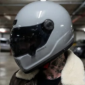 Capacete Fechado Norisk V8 Monocolor Nardo Cinza