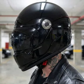 Capacete Fechado Norisk V8 Monocolor Preto