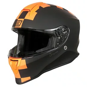 Capacete Fechado Origine Dinamo Contest Laranja Preto Fosco