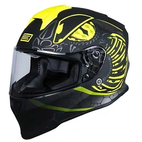 Capacete Fechado Origine Dinamo Fighter Amarelo Preto Fosco