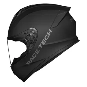 Capacete Fechado Race Tech Hit Monocolor Preto Fosco
