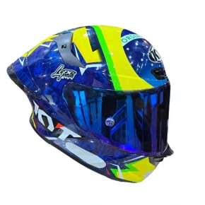 Capacete Kyt TT Revo Diogo Moreira Oficial Mais Viseira Tt Revo Azul