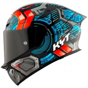Capacete Fechado Kyt TT Revo Synchrotron Preto Azul