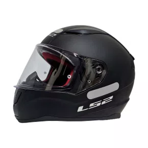 Capacete Fechado LS2 FF353 Rapid Monocolor Preto Fosco
