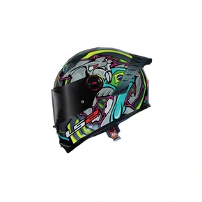 Capacete Ls2 Ff358 Classic Pro Alex Barros Titanium