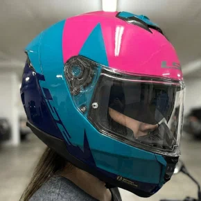 Capacete LS2 FF808 Stream 2 Thunderbiz Azul
