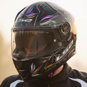 Capacete LS2 FF811 Vector 2 Tropical Preto